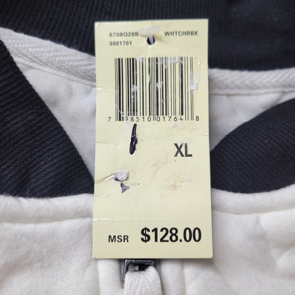 Max Edition Jacket Women Size XL White Gray Black Pockets Quilted Full Zip New - Picture 5 of 12